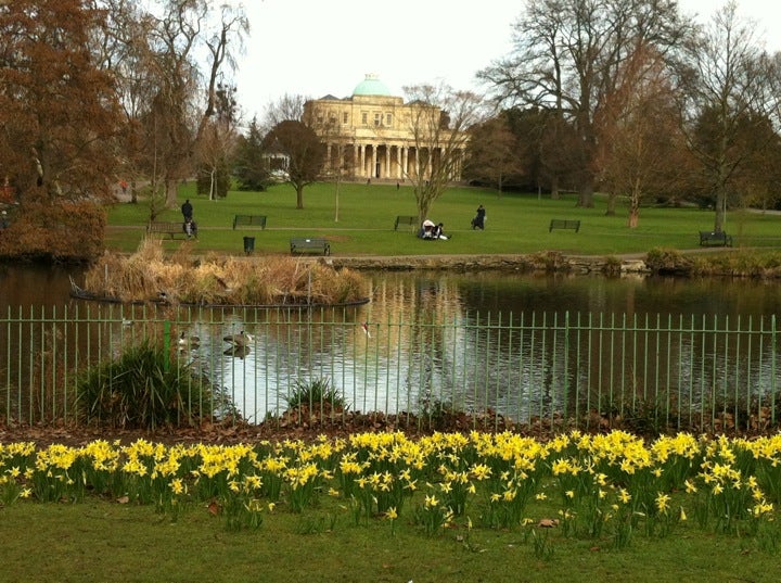 Pittville Park Lake Park In Cheltenham