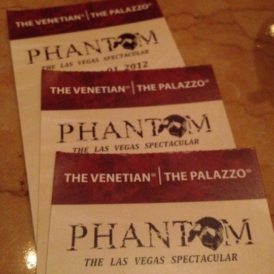 Снимок сделан в Phantom At The Venetian Resort &amp; Casino пользователем Jamie L. 8/2/2012