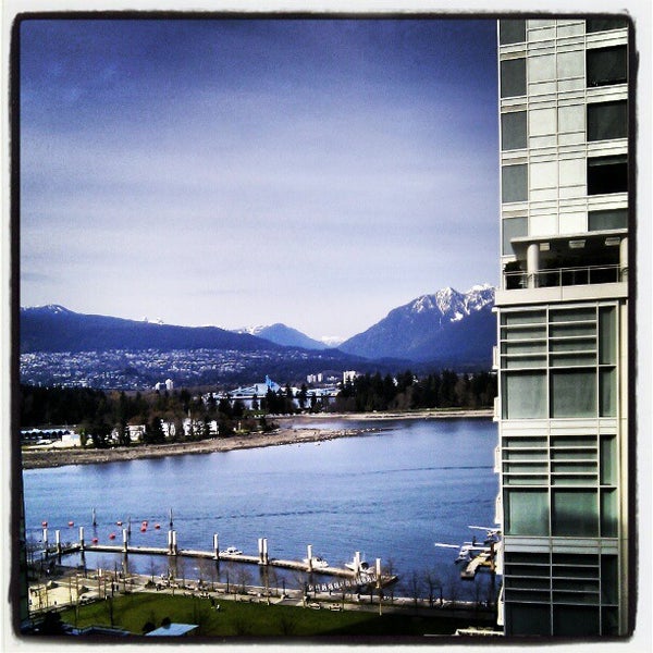 Photo taken at Renaissance Vancouver Harbourside Hotel by Mark D. on 4/9/2012