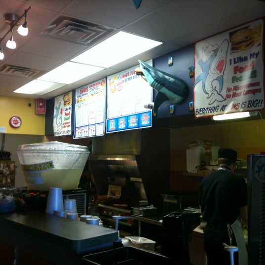 Photo taken at Jaws Jumbo Burgers by Michael C. on 3/21/2012
