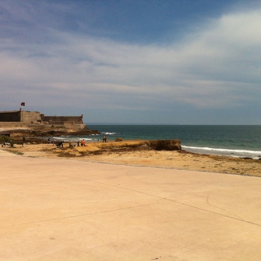Photo taken at Praia dos Gémeos by Daniel S. on 5/29/2012