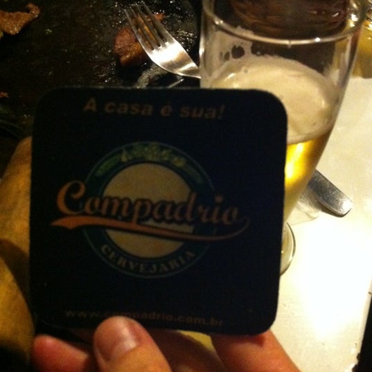 Photo taken at Cervejaria Compadrio by Marcelo d. on 7/6/2012