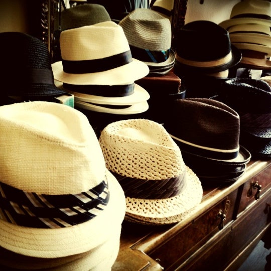 Photo taken at Goorin Bros. Hat Shop by Ron P. on 8/19/2012