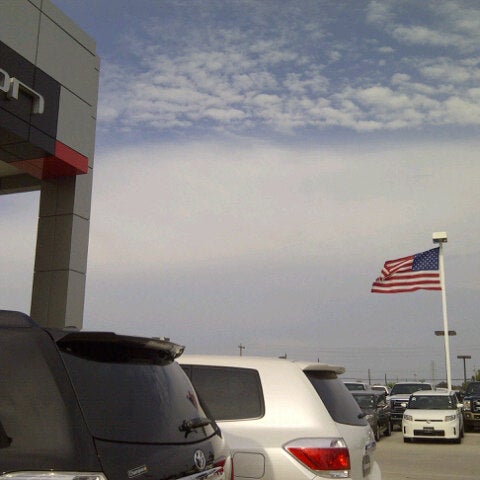 Photo taken at AutoNation Toyota Gulf Freeway by Moni on 8/24/2012