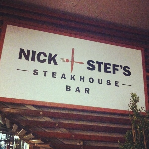 Photo taken at Nick &amp; Stef&#39;s Steakhouse by Nick F. on 2/15/2012