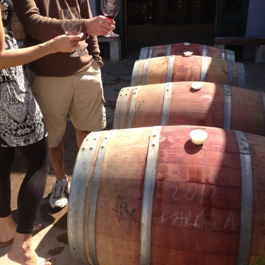 Photo taken at Carruth Cellars Winery on Cedros by K L. on 2/25/2012