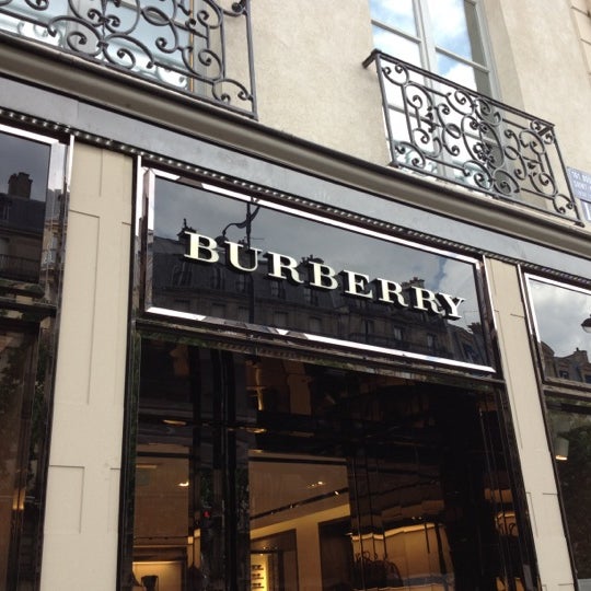 burberry paris boutique