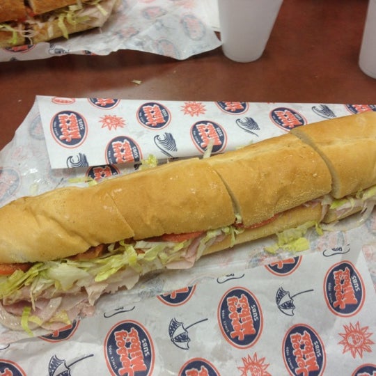 They are not lying, the "Giant" sub is truly Giant! It is worth every penny though! Tons of food!