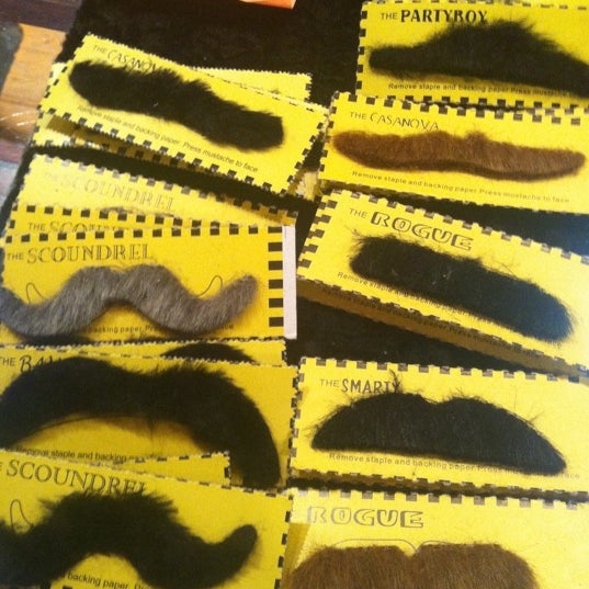 The mustaches are  hilarious, yes they are!