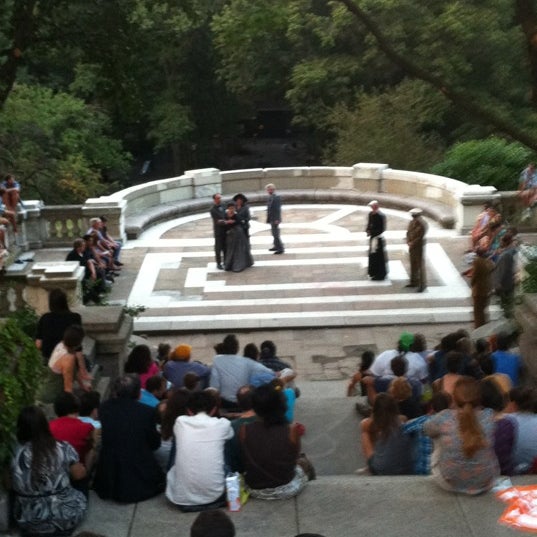 Photo taken at Hudson Warehouse Shakespeare in the Park by Leigh S. on 8/31/2012