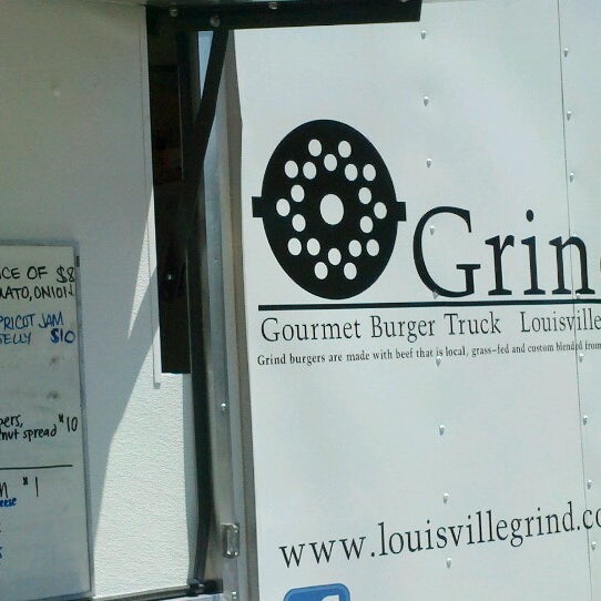 Photo taken at Grind Gourmet Burger Truck by Eric W. on 6/8/2012