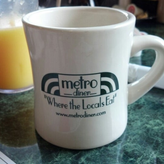 Photo taken at Metro Diner by Brad G. on 8/26/2012