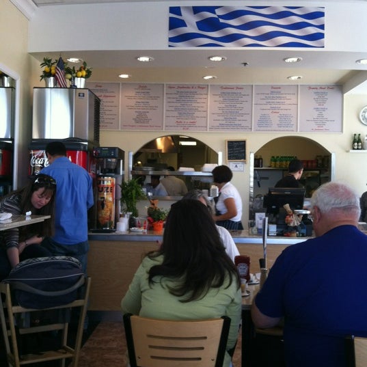 Photo taken at The Great Greek Mediterranean Cafe by Sherry K. on 4/11/2012