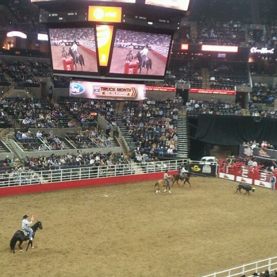Photo taken at The San Antonio Stock Show &amp; Rodeo by Jim O. on 2/10/2012