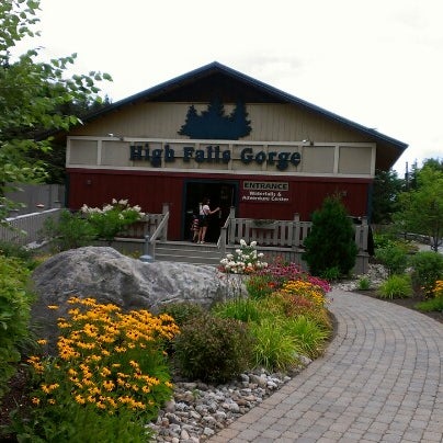 Photo taken at High Falls Gorge by Karl L. on 8/13/2012