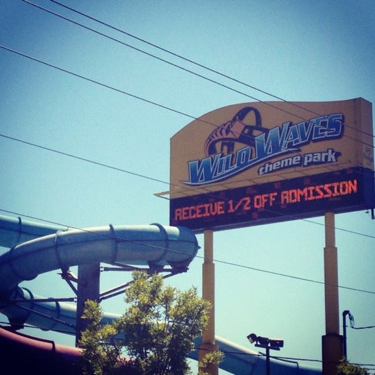 Photo taken at Wild Waves Theme &amp; Water Park by Shawn C. on 8/25/2012