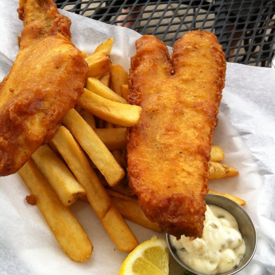 Photo taken at JimmyC&#39;s Fish &amp; Chips by Brent R. on 5/30/2012