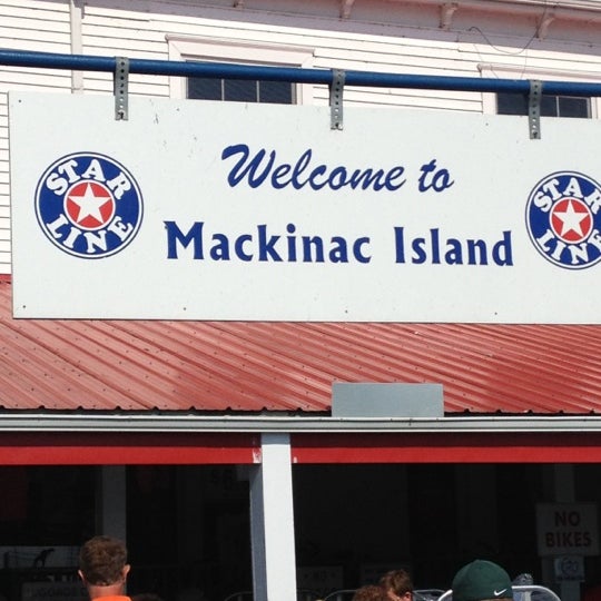 Star Line Mackinac Island HydroJet Ferry Mackinac Island Dock