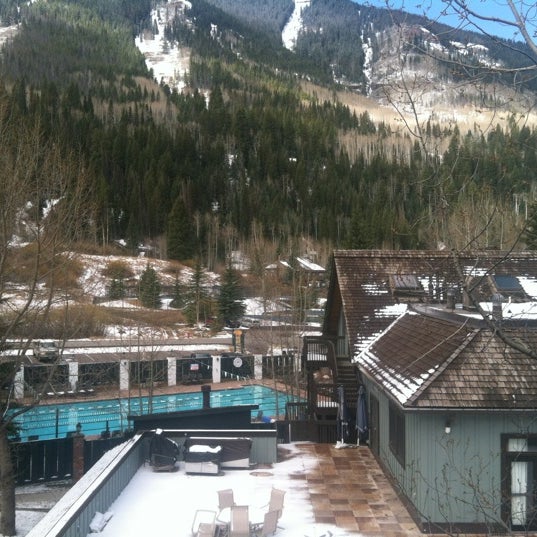 Photo taken at Vail Racquet Club Mountain Resort by Monica K. on 4/13/2012
