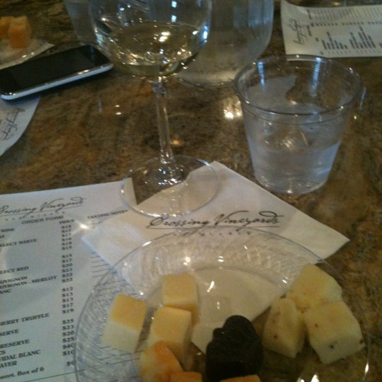 Photo taken at Crossing Vineyards and Winery by Andrea H. on 3/4/2012