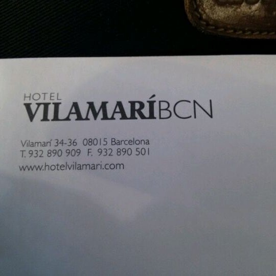 Photo taken at Hotel Vilamarí by onui on 2/12/2012