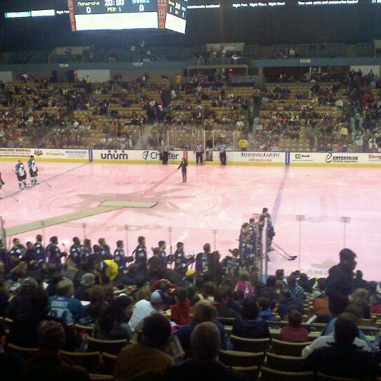 Photo taken at Worcester Sharks by Bryan S. on 2/11/2012