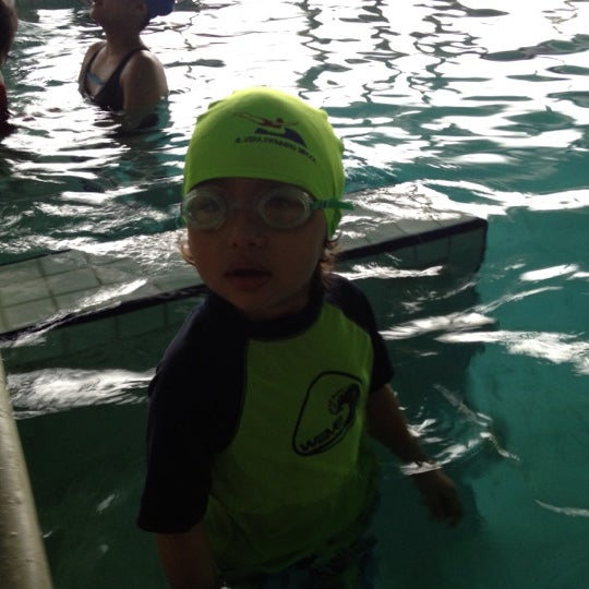 Photo taken at Swimjim Swimming Lessons by Fernando G. on 3/3/2012