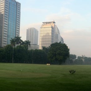 Photo taken at Senayan Golf Driving Range by Jeffin A. on 5/16/2012