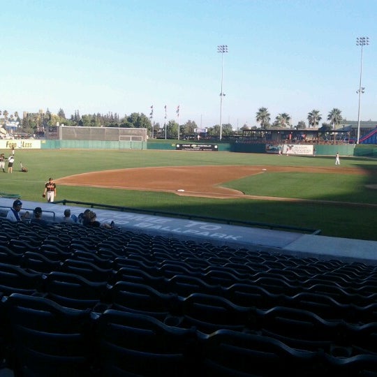 Photo taken at Stockton Ballpark by Roman G. on 8/21/2012