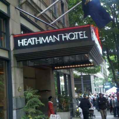 Photo taken at The Heathman Hotel by Suzy R. on 6/9/2012