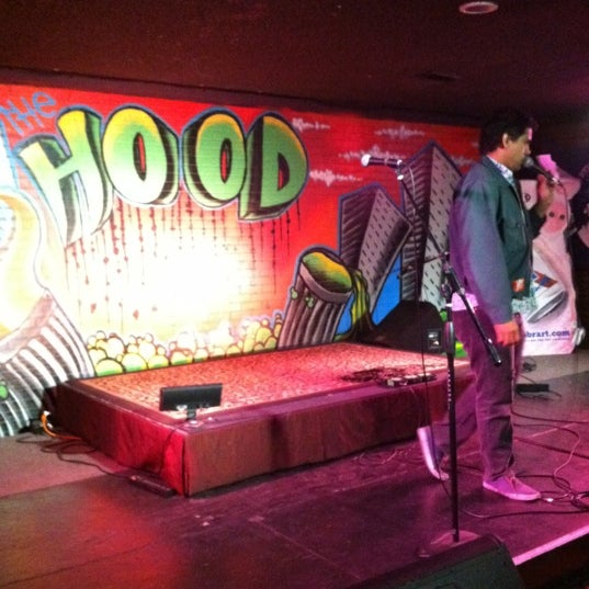 Photo taken at Hood Bar &amp; Pizza by Adam T. on 4/12/2012