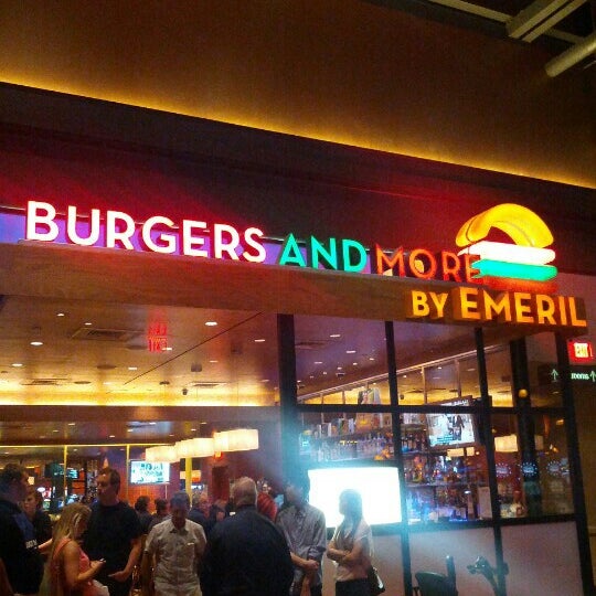 Photo taken at Burgers and More by Emeril by Alexis V. on 9/3/2012