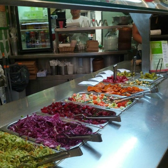 Photo taken at Maoz Vegetarian by Ryan W. on 6/15/2012