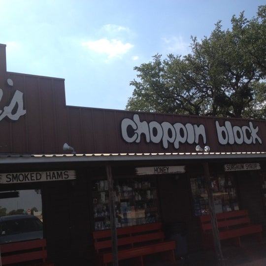 Photo taken at Robertson’s Hams The Choppin&#39; Block by Mark C. on 4/28/2012