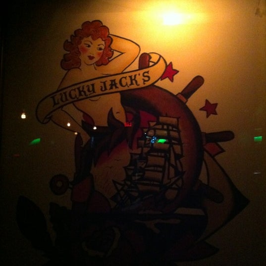 Photo taken at Lucky Jack&#39;s by Gabriel on 7/8/2012