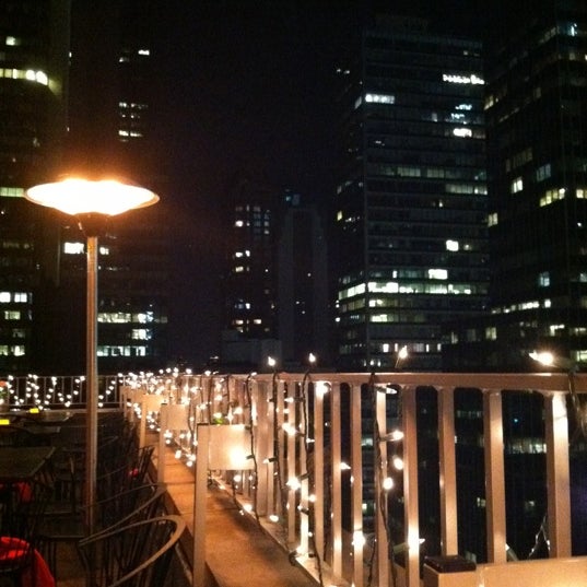 Photo taken at Henry&#39;s Roof Top Bar - @RSHotel by Ana T. on 4/14/2012