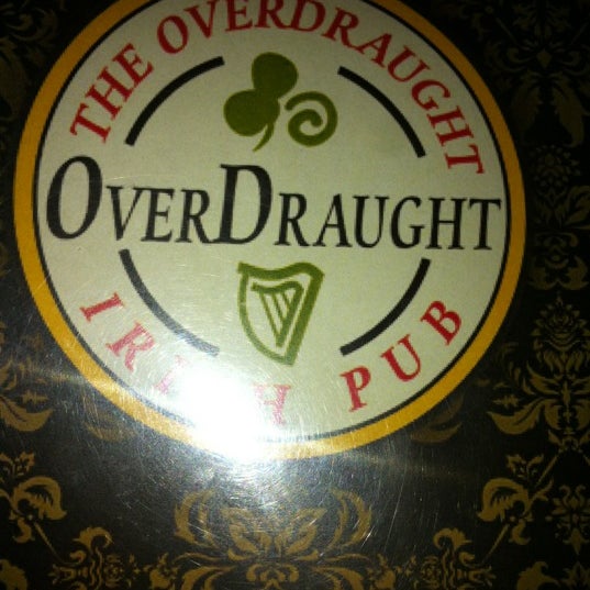 Photo taken at The OverDraught Irish Pub by Brian K. on 5/20/2012