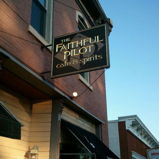Photo taken at The Faithful Pilot Cafe &amp; Spirits by Lou P. on 6/2/2012