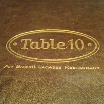 Photo taken at Table 10 by Emeril Lagasse by HERB (-_-) P. on 4/22/2012