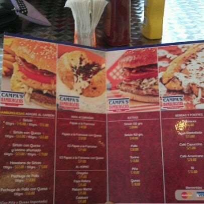 Photo taken at Campa&#39;s Hamburgers by Alex V. on 9/13/2012