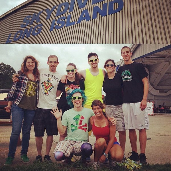Photo taken at Skydive Long Island by Leah N. on 8/11/2012