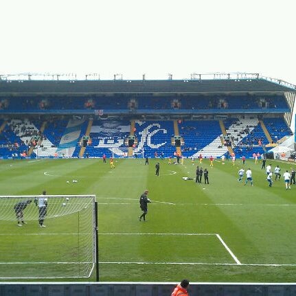 Photo taken at St. Andrew&#39;s Stadium by Lee H. on 4/7/2012