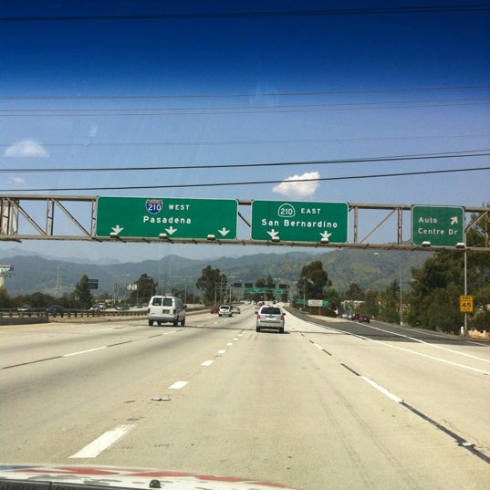 210 And 57 Freeway Map Ca-57 / Ca-210 Interchange - Intersection