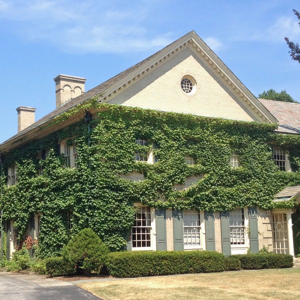 Look for the stately Hutchison House as you drive down East Avenue, located adjacent to the George Eastman House International Museum of Photography and Film.