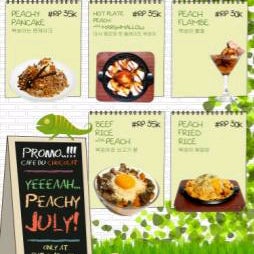 Cafe du chocolat do some renovation to serve you better, and this month we have Peachy July Promotion!