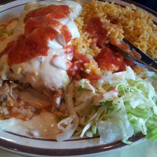 6/28/2012 tarihinde MsElaine L.ziyaretçi tarafından Manny&#39;s Mexican Restaurant'de çekilen fotoğraf