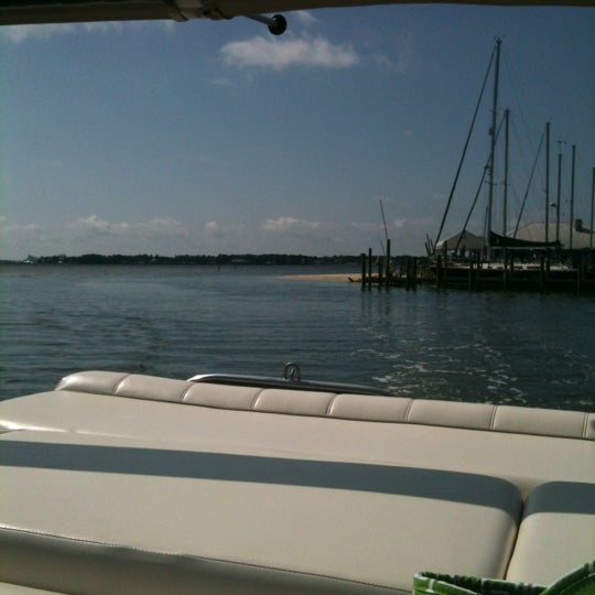 Photo taken at Pirate&#39;s Cove Marina &amp; Restaurant by Angie In M. on 5/19/2012