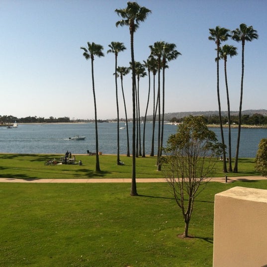 Photo taken at The Dana on Mission Bay by Kenna T. on 4/28/2012