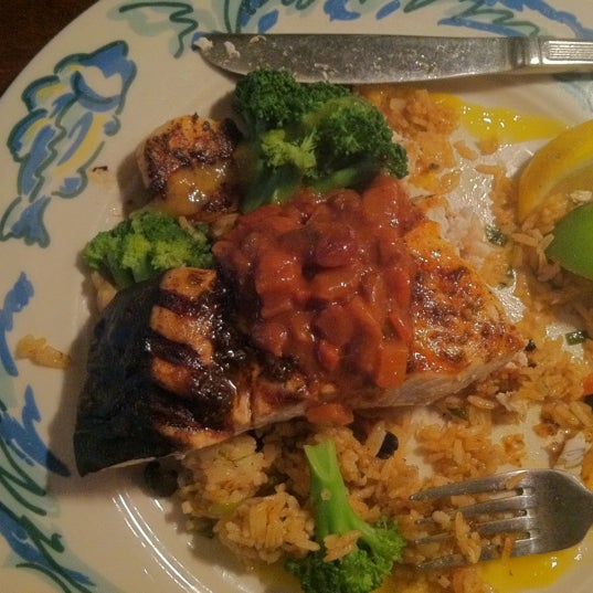 Spicy Cajun Swordfish and Shrimp.  Only got 2peices of shrimp, but. Worth ever penny of the $29.99!