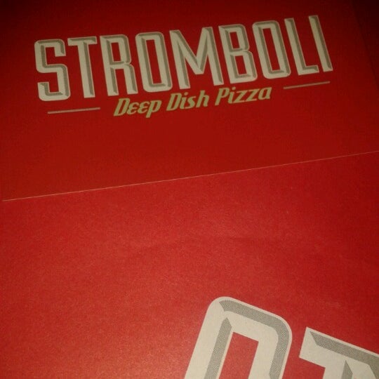 Photo taken at Stromboli Deep Dish Pizza by Catherine C. on 8/26/2012